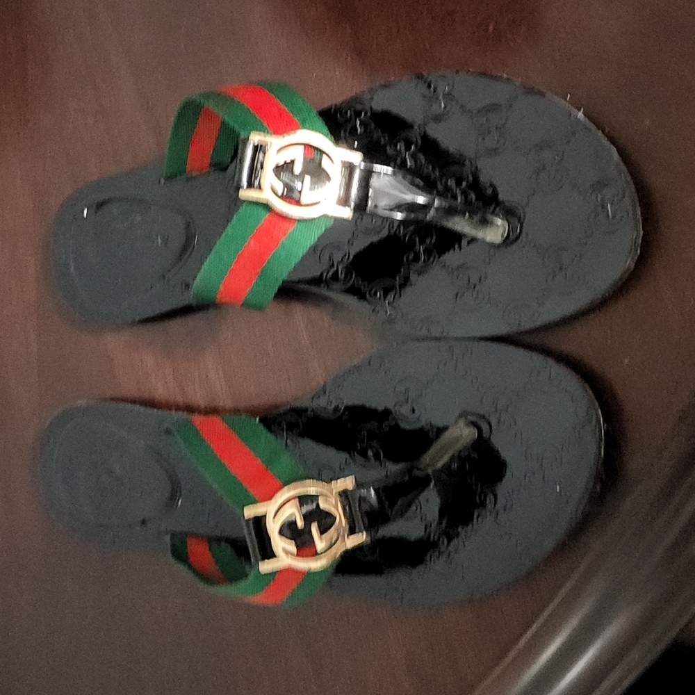 GUCCI WEB Strap SANDALS SIZE 37